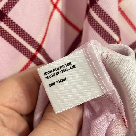 New! Lady Hagen Clubhouse Plaid Sleeveless Polo Shirt Womens Size XXL - Picture 12 of 14